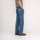 IRREGULAR #1010 American Made Carpenter Jean Dungaree Heavyweight Dark Stone Washed SECOND, NO RETURNS