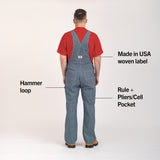 #45 Made in USA Vintage Hickory Stripe Bib Overalls