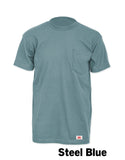 #627 Made in USA Round House Heavyweight Short Sleeve Pocket Work T-Shirt