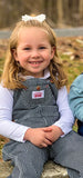 #61 Kids Premium Stripe Bib Overall